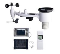 Levenhuk Wezzer PRO LP700 WiFi Stazione Meteo con Software per PC, 9-in-1 con Sensore Esterno ed Interno per Misuratore Temperatura, Umidità, Qualità Dell'aria, Velocità del Vento, Livello di Luce e