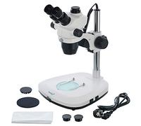 Levenhuk ZOOM 1T Microscopio Stereoscopico Trinoculare con Ingrandimento 7x-45x e Ampia Distanza di Lavoro Pari a 9,25 mm