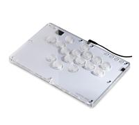 Leverless Controller Arcade Stick CosmoxGaming T16-C: Leverless Arcade Stick con Turbo, Controller senza leva per PC/PS3/PS4/Switch Game,Crystal Low Profile Switch Arcade Stick Supporto Hot Swap &