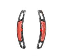 Levette cambio volante Compatibile Con Porsche Per 911 Per Carrera 991 2016-2019 Per Spyder 918 2015-2020 Cambio Al Volante 2 Pezzi(Carbon Black)