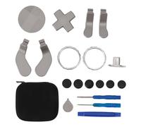 Levette in Metallo, Accessori Premium per Joystick in Metallo con Impugnature Testurizzate, Compatibili con il Controller Serie 2 (SILVER)