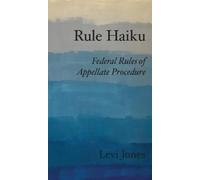Levi Jones Rule Haiku (Copertina rigida) Rule Haiku
