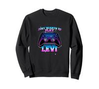 LEVI - LEVEL UP con Controller: VUOLE SOLO GIOCARE Felpa