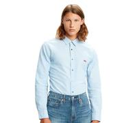 Levi's Camicia LS Battery HM Slim Manica Lunga Uomo Blu Chiaro Taglia XL