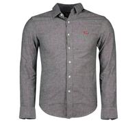 Levi's Long-Sleeve Battery Housemark Slim, Uomo, Black Agate, XS