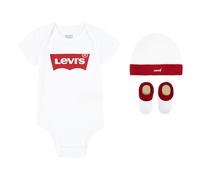 Levi s Classic Batwing Infant Hat Bodysuit Bootie Set 3pc Tutina per bambino e