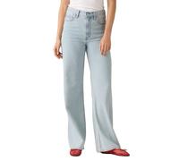Jeans Ribcage Wide Leg Blu 44 (IT) - W30 L30 (US) Tinta unita