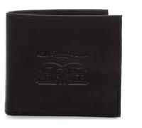 Levi’s Leather Wallet Portafoglio Uomo Pelle Orizzontale Nero Logo Originale