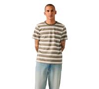 Levi's T-Shirt da Uomo SS Original HM Tee, Jen Stripe Maitake B, S