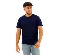 Levi's Maglietta SS Original HM Tee Cotone con Patch Navy/Rosso/Bianco Uomo M