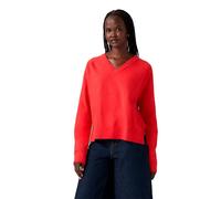 Levi's Tara Supersoft Vneck Pullover True Red, Rosso Vivo, S