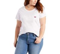 Levi's® Plus Maglietta 'The Perfect Tee ' rosso / bianco, Taglia 5XL-6XL