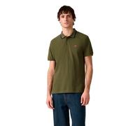 Levis HM Polo Wood Tipping Stripe Oliva