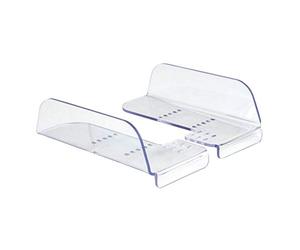 Leviatan Duo - Apri porta senza contatto per protezione dallo sporco, 2 pezzi, trasparente