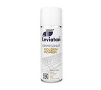 LEVIATAN GOLDEN POWER Aria Compressa Spray 400 ml - Detergente ad Aria per Elettronica, PC, Tastiere, Fotocamere e Dispositivi di Precisione