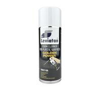 LEVIATAN GOLDEN POWER Schiuma per la Pulizia della Plastica 400ml - Schiuma Detergente per L'ufficio e gli Elettrodomestici con Superfici in Plastica - Ha un Effetto Battericida