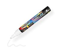 LEVIATAN Pennarello a Gesso per Lavagna Bianco, Punta Smussata 2-3mm, 8 g