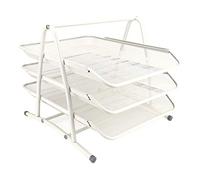 Leviatan Scomparti in Metallo | Organizzatore da Scrivania | Cassetti Portadocumenti | Organizzatore A4 a Rete | Sistema di Organizzazione dei Cassetti da Scrivania | Colori Delle Perle
