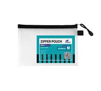 LEVIATAN Set di 12 Borse per File A5 - Sacchetto con Cerniera Impermeabile in Rete Trasparente - Sacchetto Documenti - Tasche per Documenti con Cerniera Borsa Impermeabile