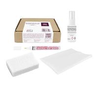Leviatan Set per Restauro Iscrizioni su Lapidi - Kit di Restauro Lapidi - Riparazione Lapide, Rinnovamento di Iscrizione -Marcatore di Olio, Bianco