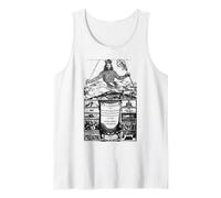 Leviathan Thomas Hobbes - Copertina per Libro Vintage con Pagina del Titolo Canotta