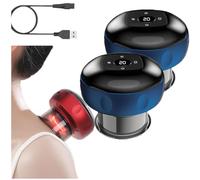 Levide Ventosa, massaggiatore terapeutico intelligente, 5 in 1 regolabile, 12 livelli, massaggiatore Gua Sha, strumento di raschiamento, allevia il dolore al collo, alle spalle, alla schiena, migliora