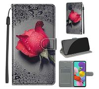 LeviDo - Cover compatibile per Oppo A54 5G/A74 5G/A93 5G/A93S 5G, in silicone, con chiusura magnetica, con coulisse, motivo divertente a portafoglio, colore: Rosa