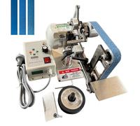 Levigatrice a cinghia, lucidatrice a cinghia a velocità variabile da 30 x 1 pollice con VFD, rettificatrice elettrica da 110 V 550 W con 2 stampi per macinazione e 3 cinghie di levigatura per lavoro
