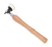 Levigatrice a ciotola portatile, set di strumenti per levigatura per tornio per legno, con cuscinetti da 2,5 cm e 50 dischi abrasivi, manico lungo in legno per lavorazione del legno, artigianato