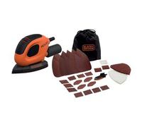 Black+Decker Levigatrice Mouse Multifunzione 55W BEW230BC-QS Con 15 Accessori e Softbag