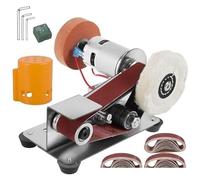 Levigatrice a Nastro, Affilatura coltelli, piccolo affilatore for, mini levigatrice multifunzione, smerigliatrice angolare fissa, fai da te, tavolo, for la casa(A)