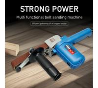Levigatrice a nastro elettrica 30 * 533mm Levigatrice orbitale a 6 velocità variabile Levigatrice per lucidatura Levigatrice per la lavorazione del legno ad alta potenza da 550 W