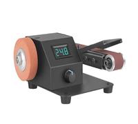 Levigatrice A Nastro Elettrica Multifunzionale 12V-24V Lucidatrice For Affilare I Coltelli Lavorazione Del Legno Fai Da Te Lucidatura Rettifica Levigatrice Smerigliatrice Facile Da Usare(350W)