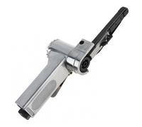 Levigatrice a Nastro Levigatrice a nastro pneumatica, smerigliatrice angolare, abrasivo, tubo di ingresso da 1/4 pollice, set utensili for levigatura con compressore d'aria