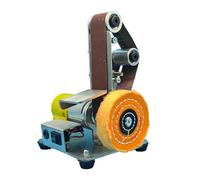 Levigatrice a Nastro Mini levigatrice a nastro elettrica da tavolo, lucidatrice verticale fai te, smerigliatrice angolare, macchina for affilare con 10 cinghie