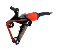 Levigatrice a Nastro Mini levigatrice abrasiva angolare a nastro abrasivo industriale in acciaio inossidabile, a velocità variabile(10)