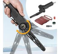 Levigatrice a nastro pneumatica multiuso per levigatura di legno e metallo,