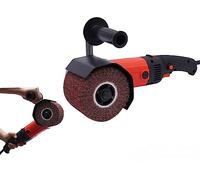 Levigatrice a Rullo 1900W 3500RPM con Regolazione di Velocità Satinatrice Levigatrice Angolare Levigatrice a Spazzola Smerigliatrice per Satinatura Metalli Legno