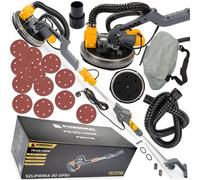 Levigatrice A Secco 1500W Levigatrice A Polo Giraffa Muro-Soffitto LED 225mm