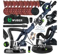 Levigatrice A Secco Giraffa LED 2 Teste, 24x Carta Abrasiva Per Gesso