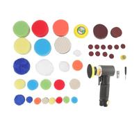 Levigatrice ad aria smerigliatrice pneumatica eccentrica, macchina di levigatura della lavorazione del legno, velocità a aereo orbitale da 16000 giri / min con 30 sandpapers,