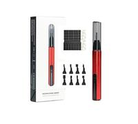 Levigatrice alternativa, penna abrasiva USB a ricarica rapida con 8 teste abrasive, carta vetrata autoadesiva rete pretagliata 134 pezzi (ESA)