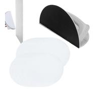 Levigatrice Angolo 22x11x11cm Semicircolare | Utensile ABS Autoadesivo Manuale Dettaglio Lucidatura Carteggio | Parete Riparazione Fai-da-te Legno