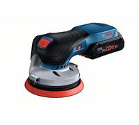 Bosch GEX 18V-125 Professional Levigatrice orbitale casuale 10000 Giri/min 20000 OPM Nero, Blu, Grigio, Rosso