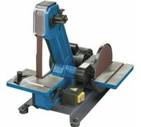 LEVIGATRICE COMBINATA DA BANCO INCLINABILE NASTRO VERTICALE DISCO SMERIGLIATRICE