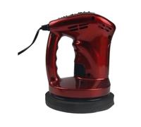 Levigatrice elettrica 12V 80W Lucidatrice for veicoli portatile for auto Lucidatrice for auto Tampone cerato Kit di strumenti for la pulizia della cera(Red)