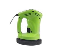 Levigatrice elettrica 12V 80W Lucidatrice for veicoli portatile for auto Lucidatrice for auto Tampone cerato Kit di strumenti for la pulizia della cera(Green)