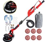 Levigatrice Elettrica a Secco per Muro 850W con Striscia LED e Sacco a Vuoto