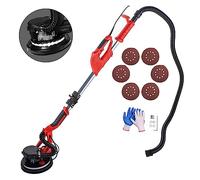Levigatrice elettrica for cartongesso Levigatrice for pareti pieghevole da 750 W. Levigatrice a disco a striscia luminosa a LED, Uscita Stabile