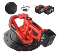 Levigatrice elettrica per cartongesso, intonacatrice portatile da parete con display LCD e 9 velocità regolabili per levigare, compattare, levigare e rifinire